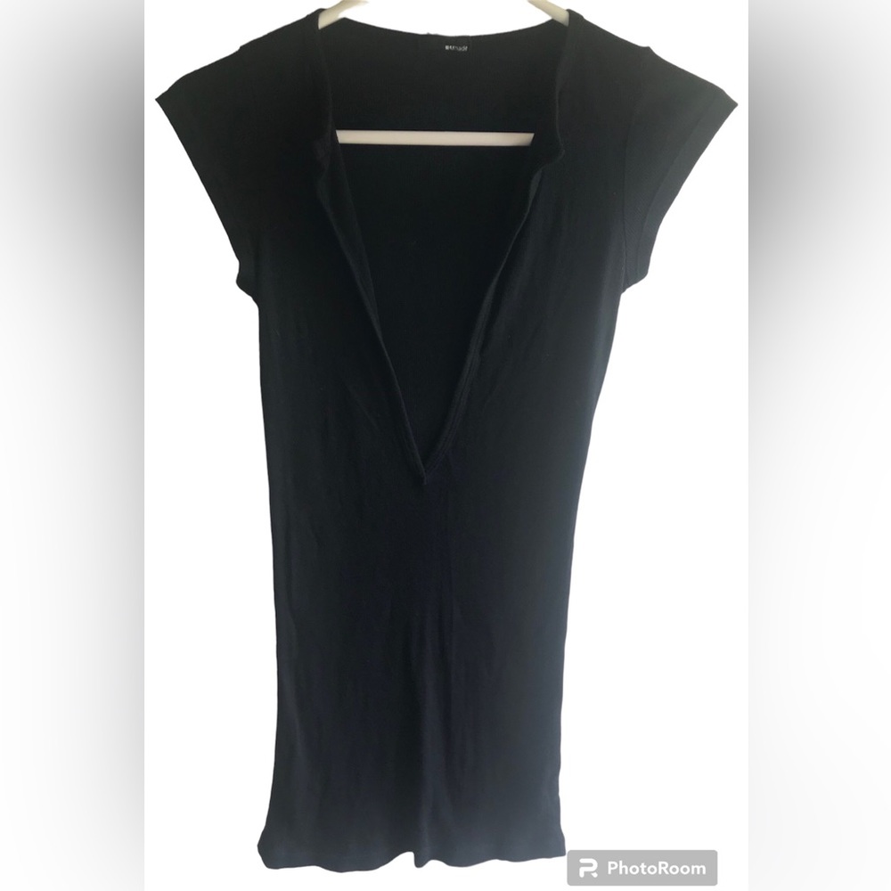 LAmade V-NECK RIBBED TEE